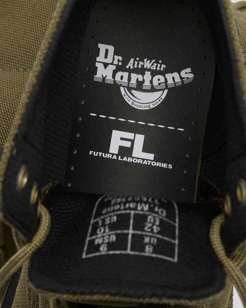 Dr Martens 1460 Futura Olive Páskové Snørestøvler Dame Olivengrøn | DK 162UZG